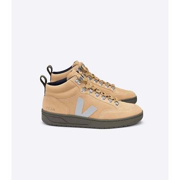 Veja RORAIMA SUEDE Women's High Tops Yellow | NZ 363FDN